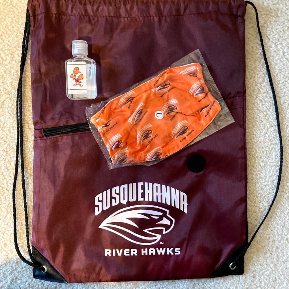 NWT Susquehanna University Riverhawks Swag Bag